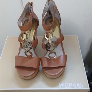 Michael Kors Brown Heeled Sandals